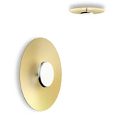 Sky Dome Flush By Pablo, Size: Small, Finish: Brushed Brass