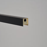 Square Pendant By Seed, Finish: Black