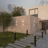 Stature Bollard With Square Luminaire By Dals Path Light