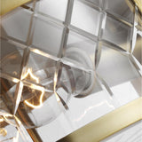 Burnished Brass Alec Flush Mount