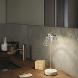 Swap Battery Operated Table Lamp, Finish: White