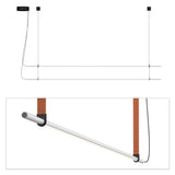 T.O Pendant By Pablo, Number Of Lights: Two Stack, Finish: Matte Grey, Color: Burnt Orange