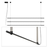 T.O Pendant By Pablo, Number Of Lights: Three Stack, Finish: Matte Black, Color: Grey