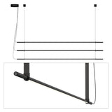 T.O Pendant By Pablo, Number Of Lights: Three Stack, Finish: Matte Black, Color: Graphite