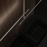 T.O Pendant By Pablo, Number Of Lights: Two Stack, Finish: Chrome, Color: Grey