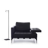 Black Talia Floor Lamp in Living Room