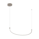 Talis Suspension By Kuzco, Size: Medium, Finish: Brushed Nickel