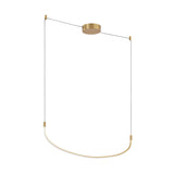 Talis Suspension By Kuzco, Size: Large, Finish: Brushed Gold