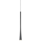 Taper Pendant by Kuzco, Finish: Black, Size: Small