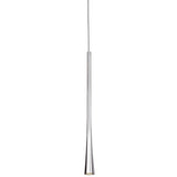 Taper Pendant by Kuzco, Finish: Chrome, Size: Small