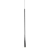Taper Pendant by Kuzco, Finish: Black, Size: Medium