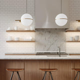 Hanea Grande Pendant by Tech Lighting, Finish: Black, Natural Brass, Chrome, , | Casa Di Luce Lighting