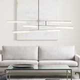 Klee 6 Light Chandelier by Tech Lighting, Finish: Black, Natural Brass, Polished Nickel, , | Casa Di Luce Lighting