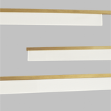 Klee 6 Light Chandelier by Tech Lighting, Finish: Black, Natural Brass, Polished Nickel, , | Casa Di Luce Lighting