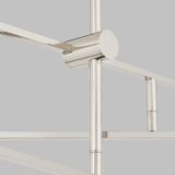 Klee 6 Light Chandelier by Tech Lighting, Finish: Black, Natural Brass, Polished Nickel, , | Casa Di Luce Lighting