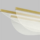 Nyra Linear Suspension by Tech Lighting, Finish: Black, Brass, Size: Small, Large, | Casa Di Luce Lighting