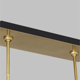 Nyra Linear Suspension by Tech Lighting, Finish: Black, Brass, Size: Small, Large, | Casa Di Luce Lighting