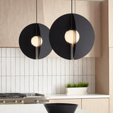 Orbel Round Pendant by Tech Lighting, Finish: Black, Brass, Size: Small, Large, Bulb: Without Bulb, With Bulb | Casa Di Luce Lighting