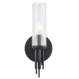 Torres Wall Light By Alora, Finish: Matte Black