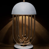 Gold Plated Turner Table Lamp by Delightfull