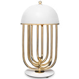 Gold Plated Turner Table Lamp by Delightfull