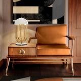 Gold Plated Turner Table Lamp by Delightfull