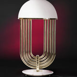 Gold Plated Turner Table Lamp by Delightfull