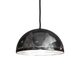 Gunmetal Taj Bell Pendant Light by Dounia Home