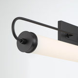 Tellie Vanity Light By Eurofase - Black Small Corner Vier