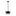 Tetsu Pendant by Alora Mood - Small, Matte Black/Clear Glass