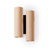 Black Note Duplet LED Wall Sconce by LZF