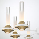 Torcia 6 Light Chandelier By Eurofase - White Small Closer View