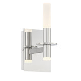 Torna Vanity Light By Eurofase - One Light Nickel Side View