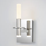 Torna Vanity Light By Eurofase - One Light Nickel Side View