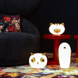 Gold Uhuh (Owl) Pet Table Lamp by Moooi