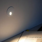 White Round Uma Step Light by Flexa Lighting