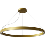 Small Matt Gold Zirkol C Round Suspension by Nemo