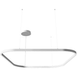 Small Matt White Zirkol S Suspension by Nemo