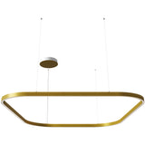 Small Matt Gold Zirkol S Suspension by Nemo