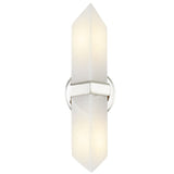 Valencia Wall Light By Alora, Finish: Polished Nickel