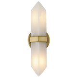 Valencia Wall Light By Alora, Finish: Vintage Brass