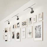 Vega Minor LED Picture Light By Kuzco, Size: Large, Finish: Black