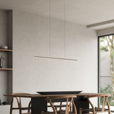 Vega Minor Linear Pendant By Kuzco, Size: Medium, Finish: Black
