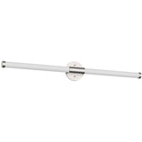 Large Brushed Nickel Akari Vanity Light by Kuzco