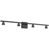 Large Black Dune Wall Sconce by Kuzco