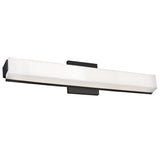 Latitude Vanity Light By Kuzco, Finish: Black, Size: Medium