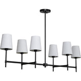 Vergara Chandelier By Renwil - Matte Black Powder Coated Finish