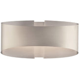 Brushed Nickel Swerve Wall Sconce by Modern Forms