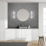 Brushed Nickel Fallon Wall Sconce by W.A.C. Lighting