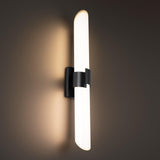 Black 2700K Fallon Wall Sconce by W.A.C. Lighting
